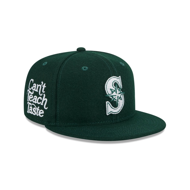 Seattle Mariners Diet Starts Monday Can’t Teach Taste Green 59FIFTY Fitted Hat
