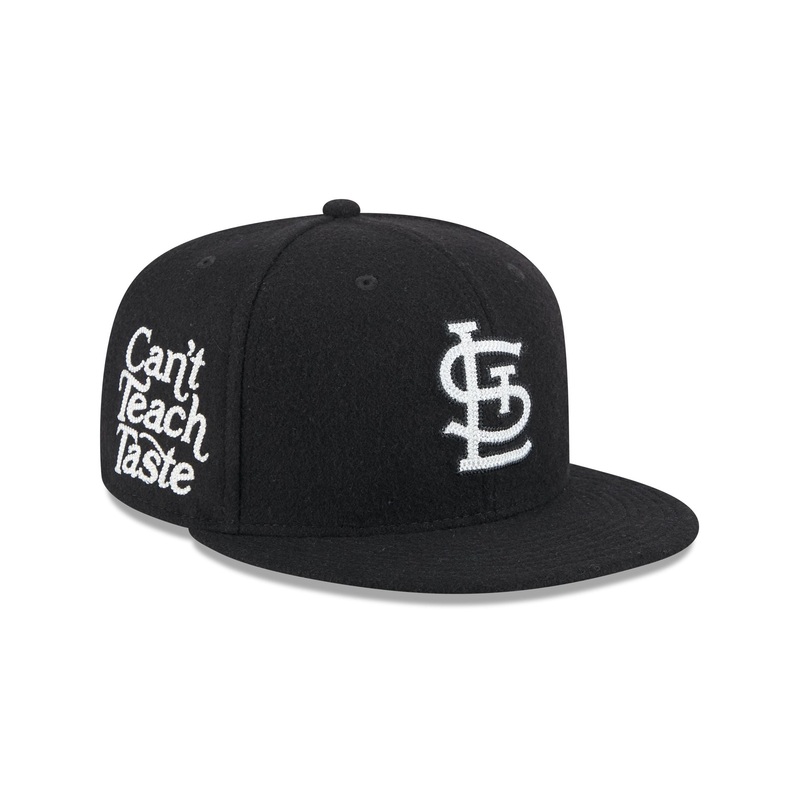 St. Louis Cardinals Diet Starts Monday Can’t Teach Taste Black 59FIFTY Fitted Hat