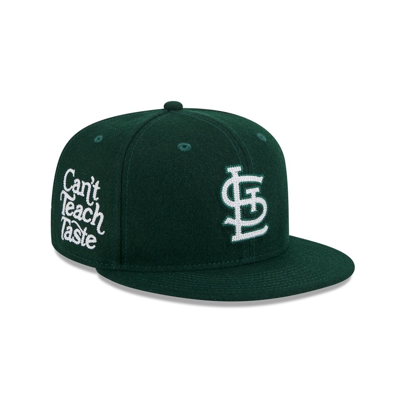 St. Louis Cardinals Diet Starts Monday Can’t Teach Taste Green 59FIFTY Fitted Hat
