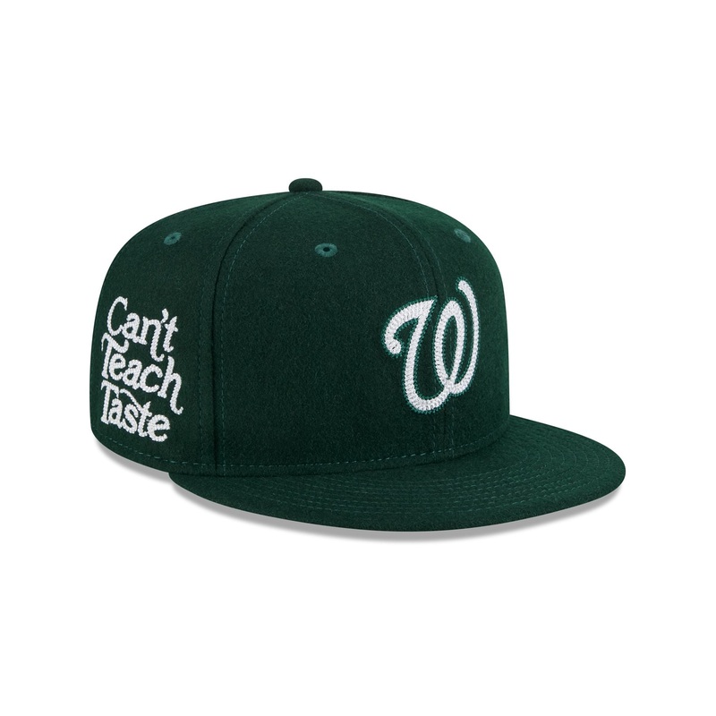 Washington Nationals Diet Starts Monday Can’t Teach Taste Green 59FIFTY Fitted Hat
