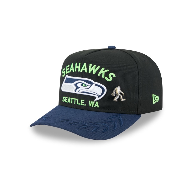 Seattle Seahawks 2025 Draft Black 59FIFTY A-Frame Fitted Hat