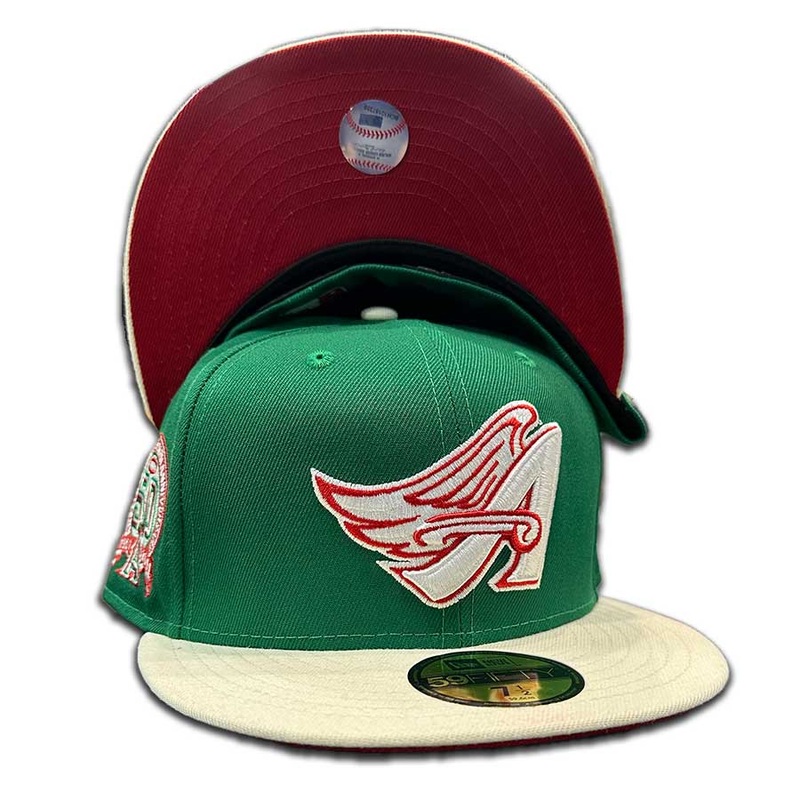 New Era Anaheim Angels Green 50th Anniversary Cinco de Mayo 59FIFTY Fitted Hat