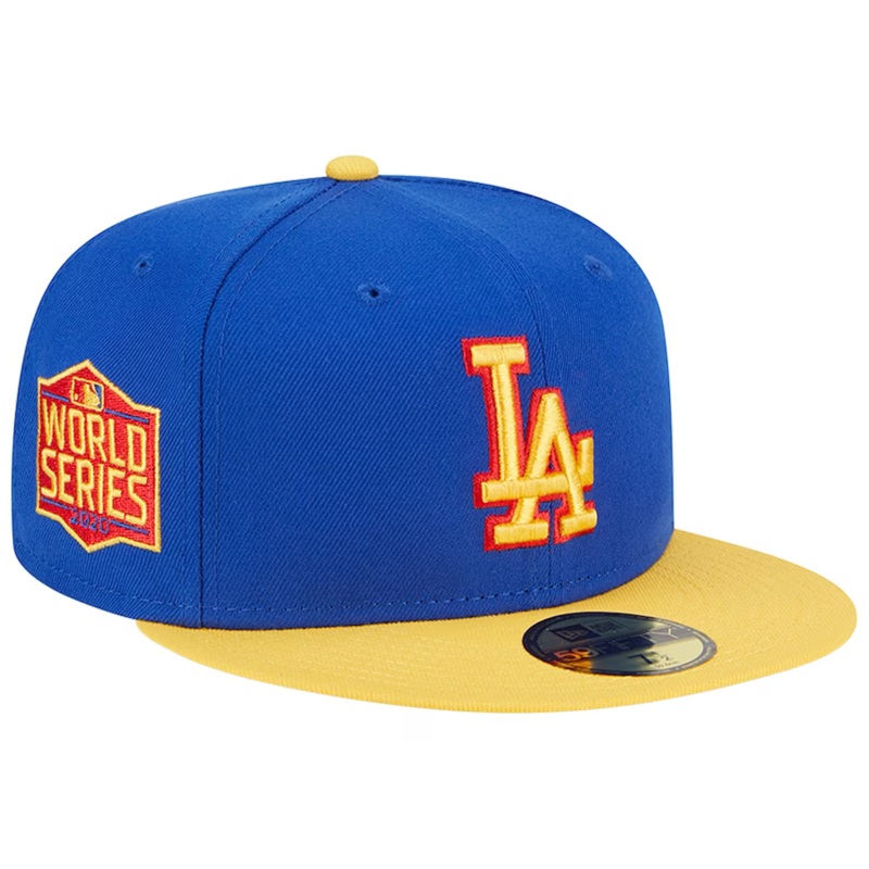 New Era  Los Angeles Dodgers Blue/Yellow Empire 2023 59FIFTY Fitted Hat