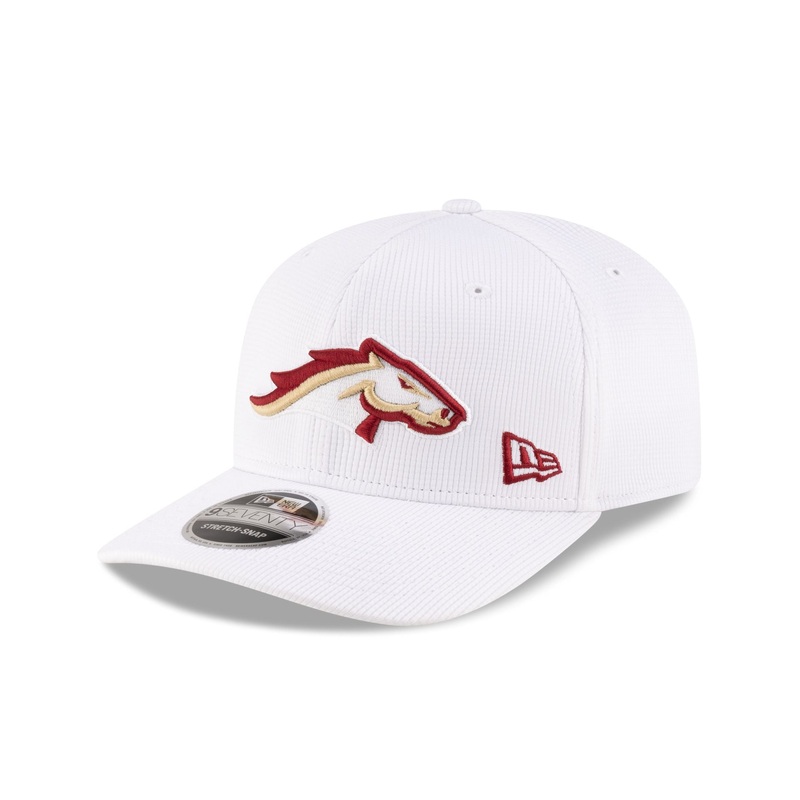 Birmingham Stallions White 9SEVENTY Stretch-Snap Hat