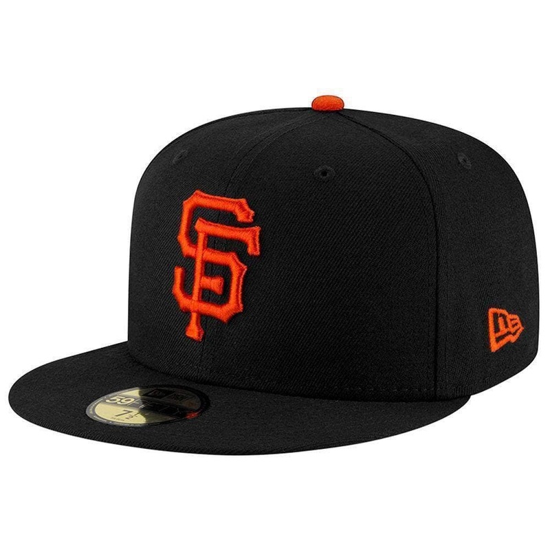 New Era Black/Orange San Francisco Giants Authentic Collection On-Field 59FIFTY Fitted Hat