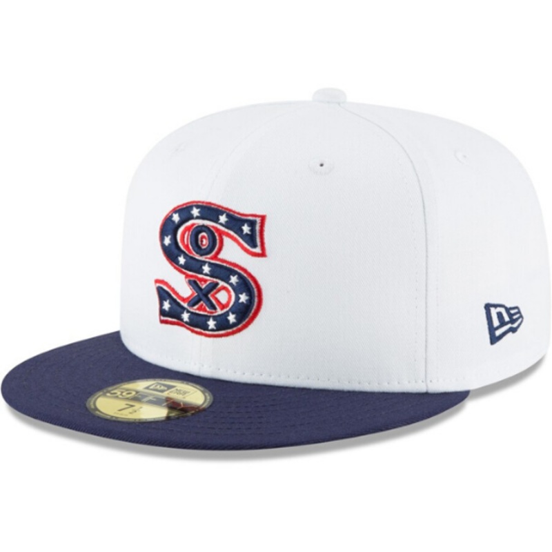 New Era Chicago White Sox  White Cooperstown 59FIFTY Fitted Hat