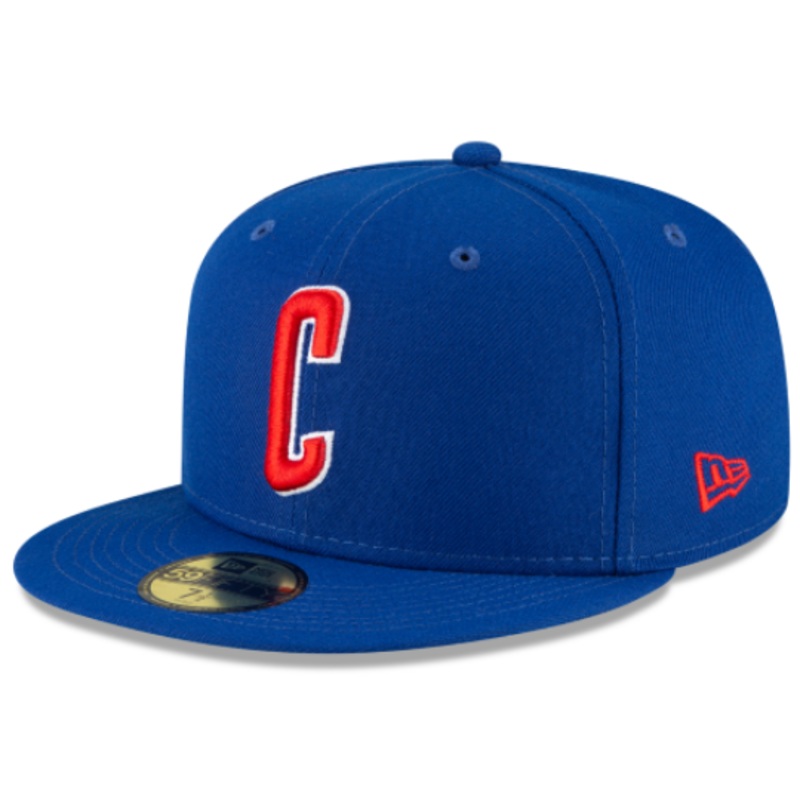 New Era Chicago Cubs Ligature 59Fifty Fitted Hat
