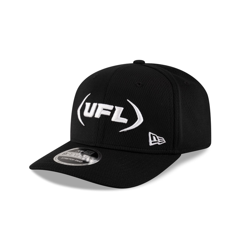 UFL Black 9SEVENTY Stretch-Snap Hat