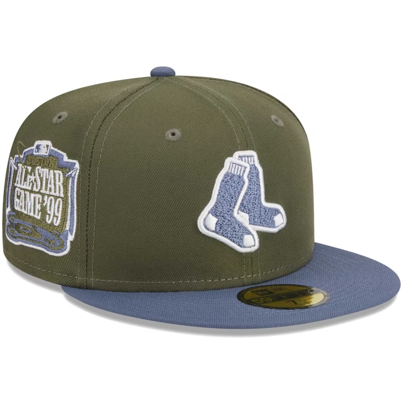 New Era Boston Red Sox Olive/Blue 2023 59FIFTY Fitted Hat