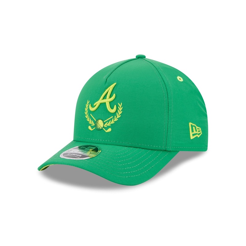 Atlanta Braves Tee Time 9FORTY M-Crown A-Frame Snapback Hat