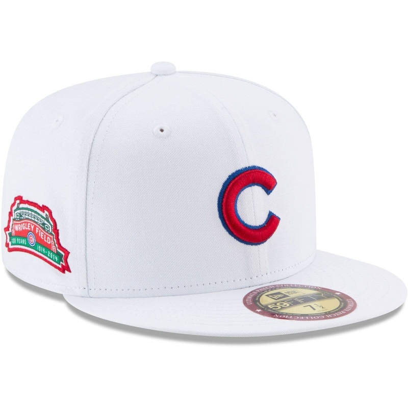 New Era Chicago Cubs Optic Stadium Patch 59Fifty Fitted Hat