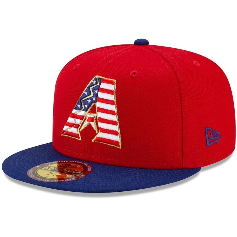 New Era Arizona Diamondbacks Americana Patch Red 2021 59FIFTY Fitted Hat