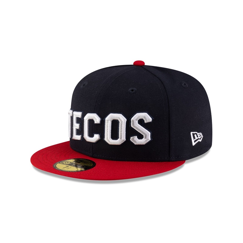 Tecolotes de los Dos Laredos LMB 100th Anniversary Alt Navy 59FIFTY Fitted Hat