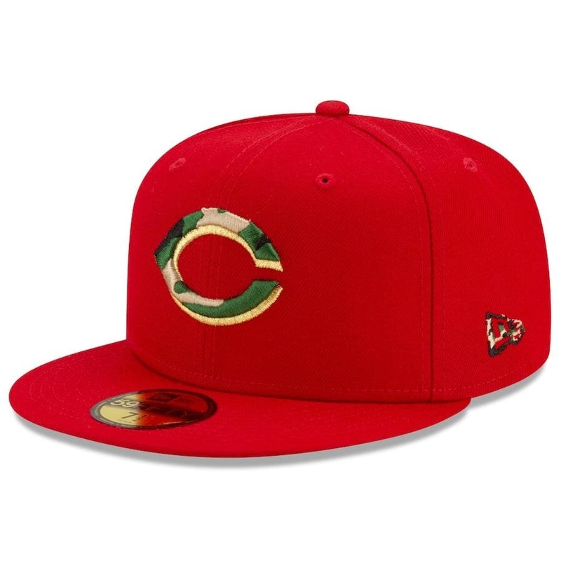 New Era Cincinnati Reds Pop Camo Undervisor 59FIFTY Fitted Hat