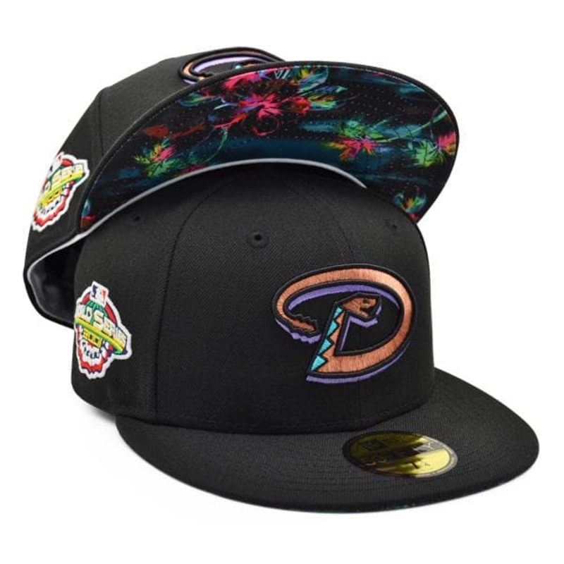 New Era Arizona Diamondbacks 2001 World Series Floral Undervisor 59FIFTY Fitted Hat