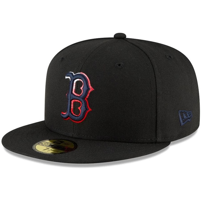 New Era Boston Red Sox Black Color Dupe 59FIFTY Fitted Hat