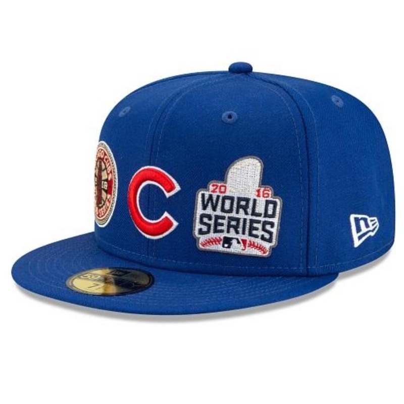 New Era Chicago Cubs World Champions 59FIFTY Fitted Hat