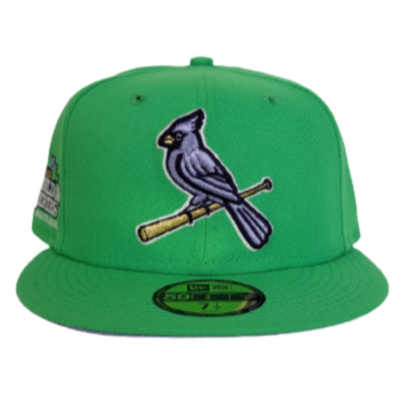 New Era Apple Green St. Louis Cardinals Lavender Bottom 2013 World Series 59Fifty Fitted Hat