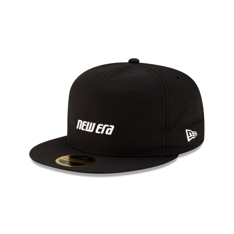 Black Split Panel 59FIFTY Fitted Hat