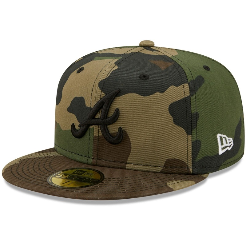 New Era Camo Atlanta Braves 2000 MLB All-Star Game Flame Undervisor 59FIFTY Fitted Hat