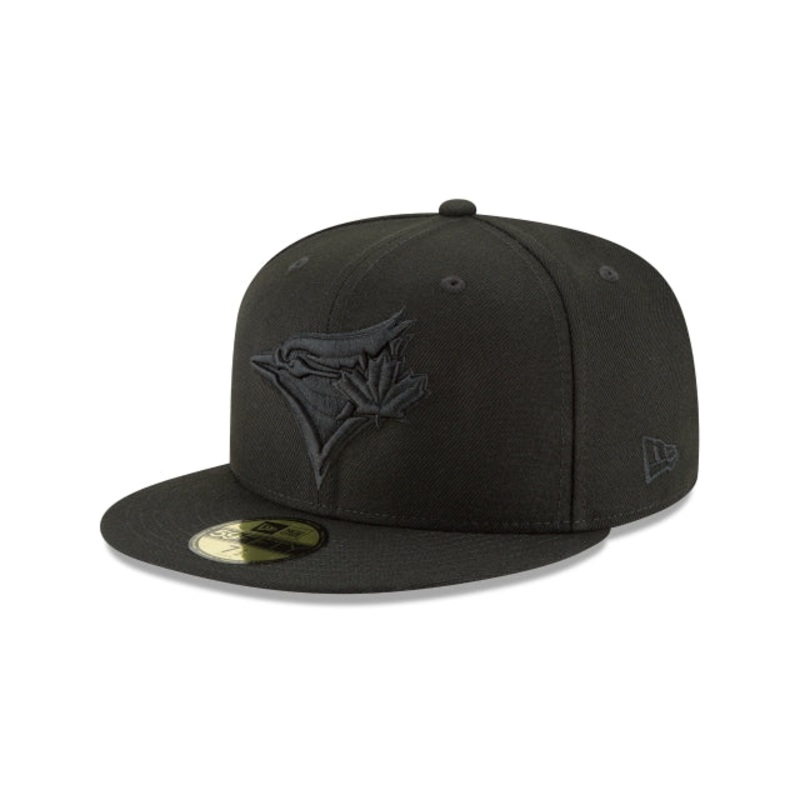 Toronto Blue Jays Blackout Basic 59FIFTY Fitted Hat