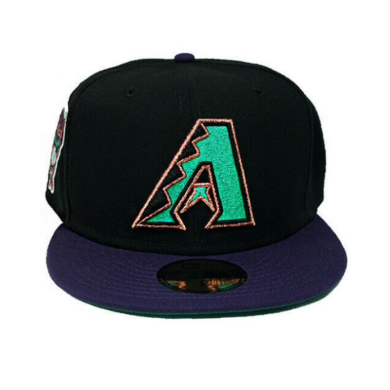 New Era Arizona Diamondbacks Black/Aqua/Purple 1998 Inaugural 59FIFTY Fitted Hat