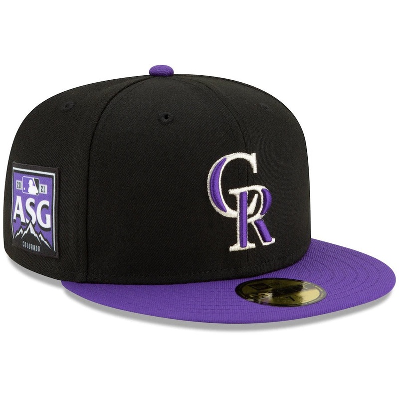 New Era Black/Purple Colorado Rockies 2021 MLB All-Star Game Authentic Collection On-Field 59FIFTY Fitted Hat
