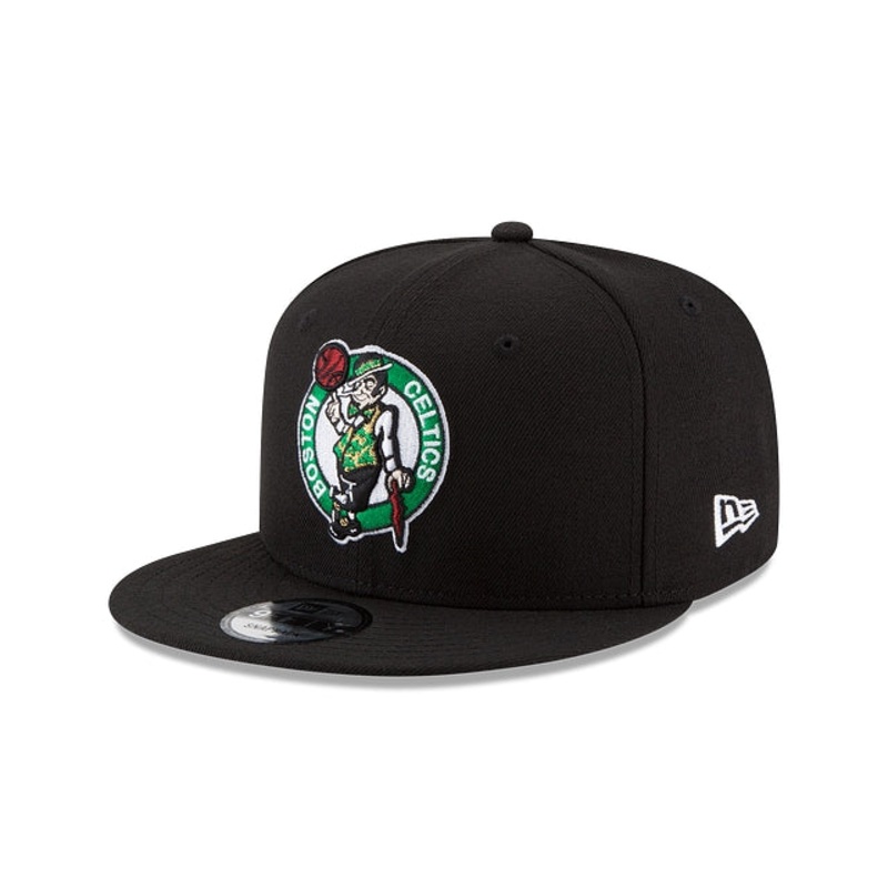 Boston Celtics Black 9FIFTY Snapback Hat