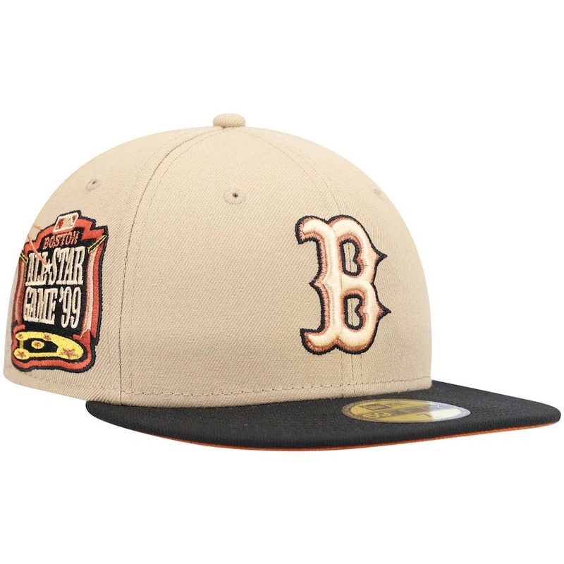 New Era Brown Boston Red Sox Rustbelt Camel 59FIFTY Fitted Hat