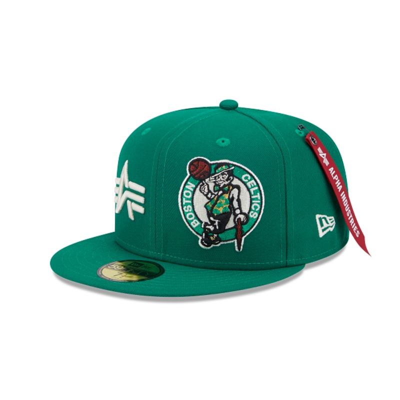 Alpha Industries X Boston Celtics Dual Logo 59FIFTY Fitted Hat