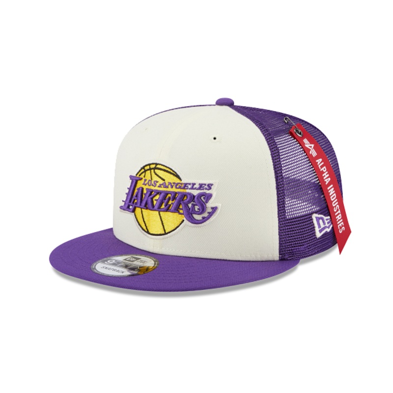 Alpha Industries X Los Angeles Lakers 9FIFTY Snapback Hat