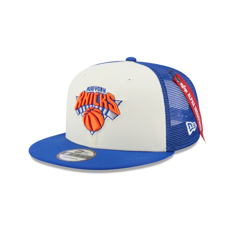 Alpha Industries X New York Knicks 9FIFTY Snapback Hat