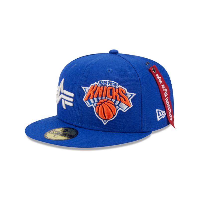 Alpha Industries X New York Knicks Dual Logo 59FIFTY Fitted Hat