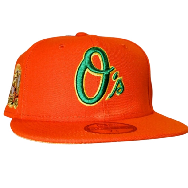 New Era Baltimore Orioles Orange/Green Spaghetti O’s  59FIFTY Fitted Hat