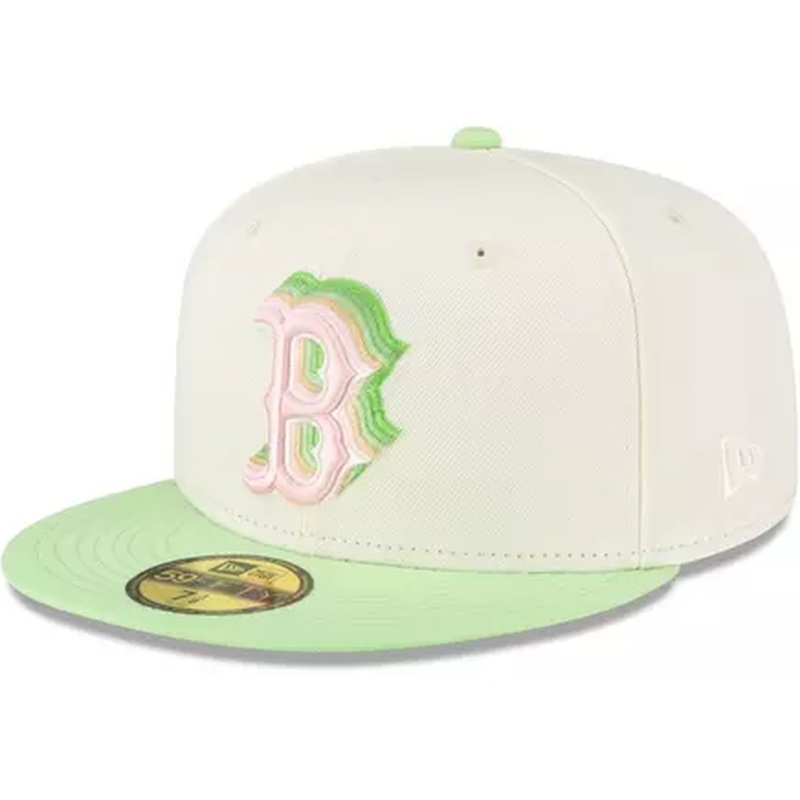 New Era Boston Red Sox 1999 All-Star Game White/Lime/Pink 59FIFTY Fitted Hat