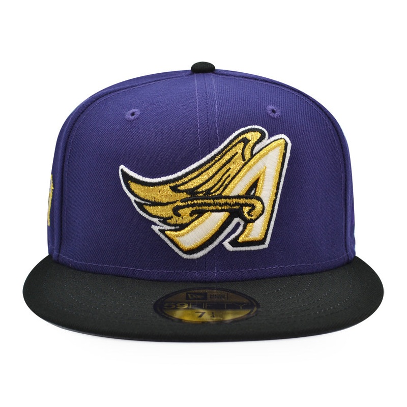 New Era Anaheim Angels Purple/Black 40th Anniversary 59FIFTY Fitted Hat