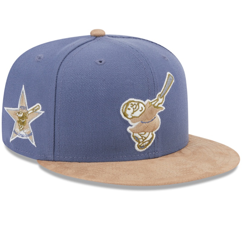 New Era x Lids HD San Diego Padre Slate Suede 59FIFTY Fitted Hat