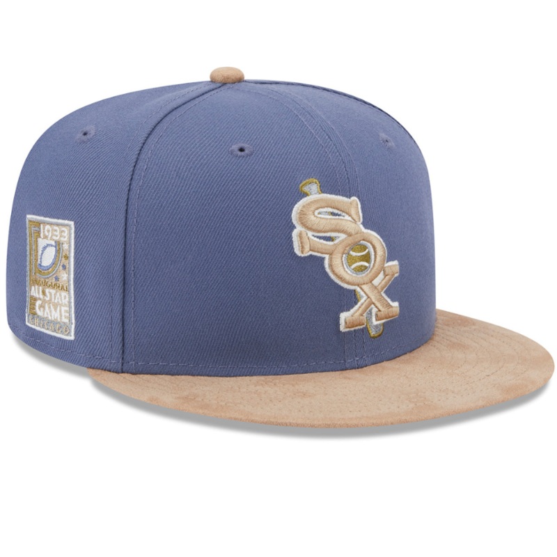 New Era x Lids HD Chicago White Sox Slate Suede 59FIFTY Fitted Hat