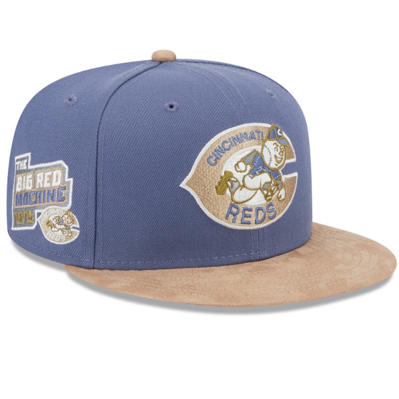 New Era x Lids HD Cincinnati Reds Slate Suede 59FIFTY Fitted Hat