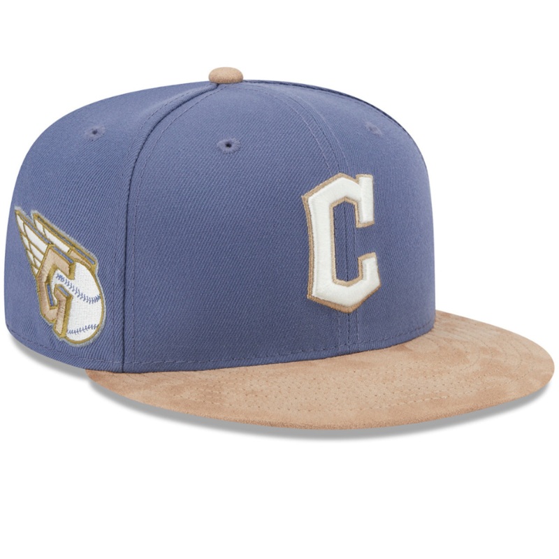 New Era x Lids HD Cleveland Guardians Slate Suede 59FIFTY Fitted Hat