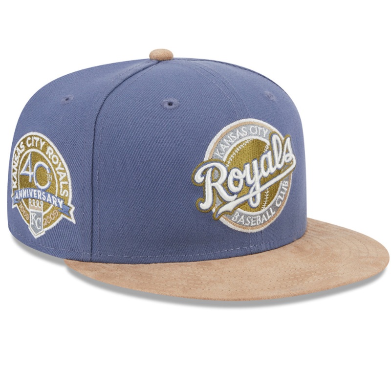 New Era x Lids HD Kansas City Royals Slate Suede 59FIFTY Fitted Hat