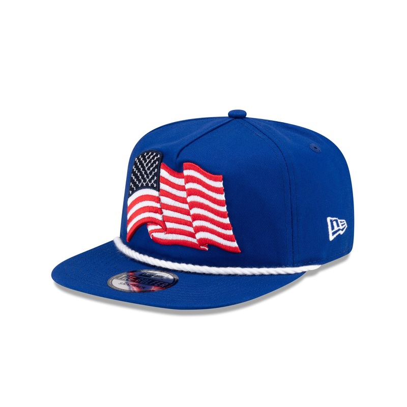 American Flag Blue Golfer Hat