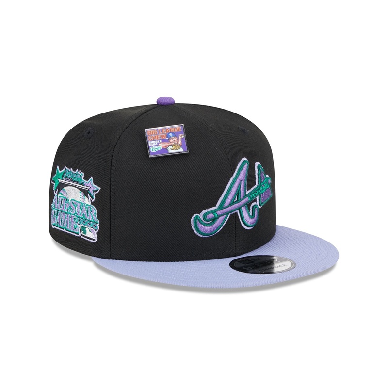 Big League Chew X Atlanta Braves Grape 9FIFTY Snapback Hat