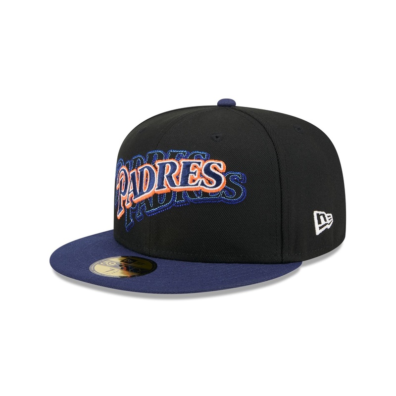 San Diego Padres Shadow Stitch 59FIFTY Fitted Hat