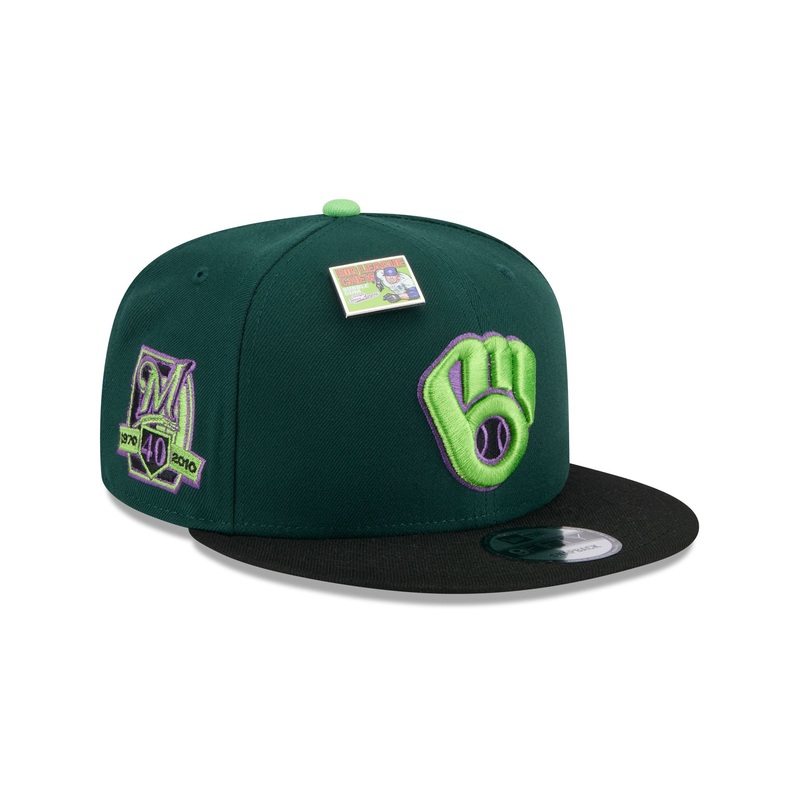 Big League Chew X Milwaukee Brewers Sour Apple 9FIFTY Snapback Hat