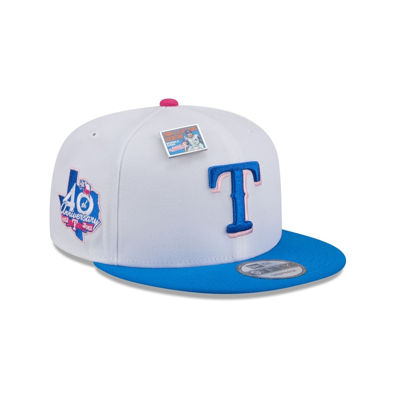 Big League Chew X Texas Rangers Cotton Candy 9FIFTY Snapback Hat