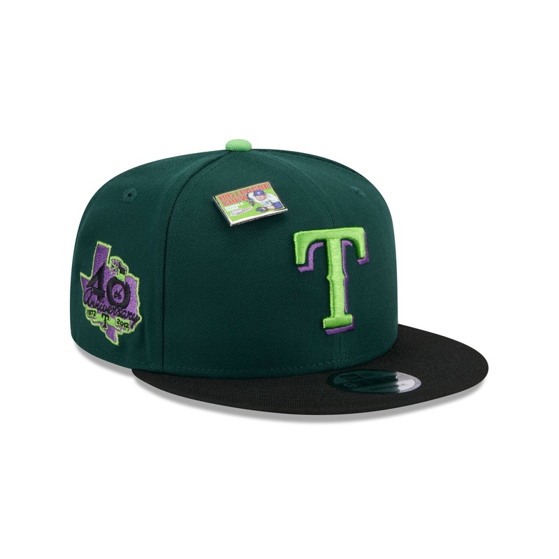 Big League Chew X Texas Rangers Sour Apple 9FIFTY Snapback Hat