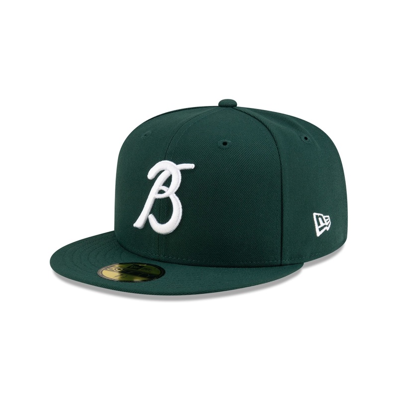 Bravos de Len Away Green 59FIFTY Fitted Hat