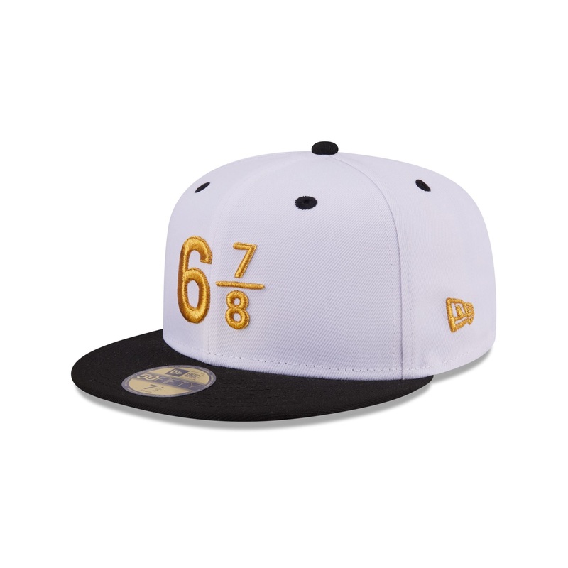 Signature Size 6 7/8 White 59FIFTY Fitted Hat