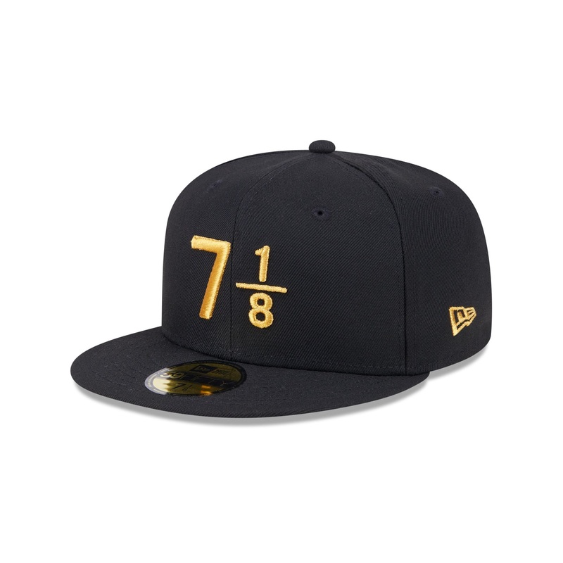 Signature Size 7 1/8 Black 59FIFTY Fitted Hat